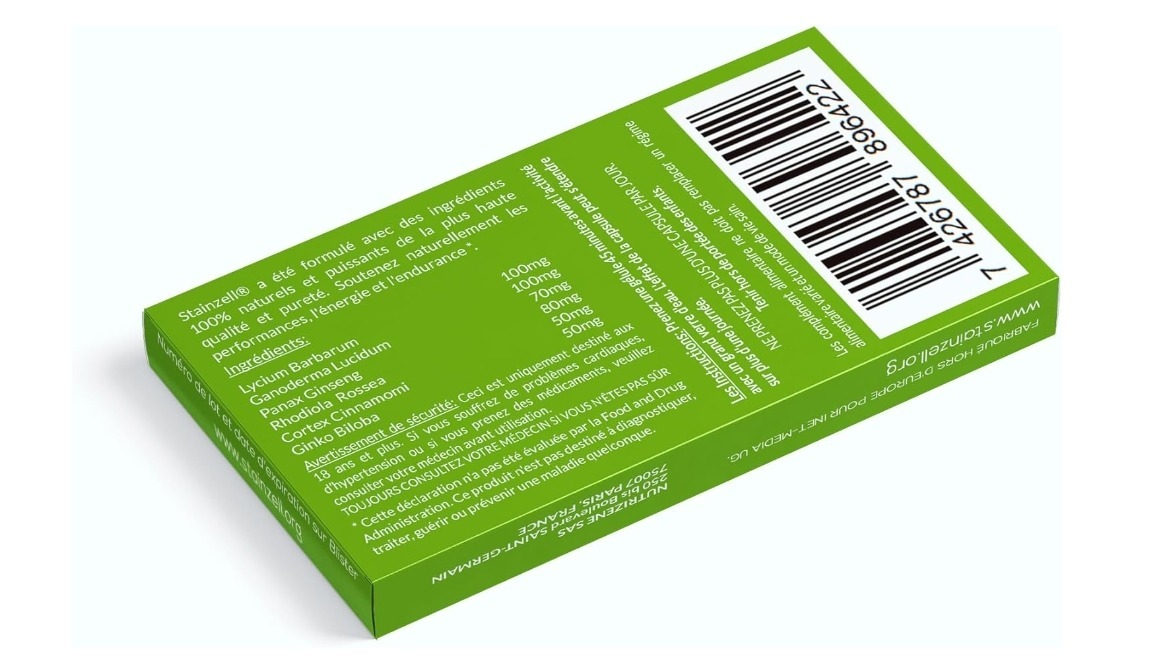 STAINZELL - Complément Alimentaire Complexe 100% Herbes & Ginseng pour l'Energie, l'érection et Puissance - Formule innovante - 10 Gélules – Image 2
