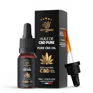 Huile de CBD PURE H 20% Pressée à Froid | Huile de Graines de chanvre | Formule Premium Fabriquée en France | Sommeil Puissant | cdb Hemp Oil herbe puff hhc 10ml