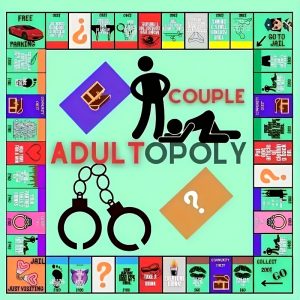 Adultopoly - Jeu de couple amusant pour adultes - Échiquier interactif vert et rose avec des défis prometteurs, améliore la communication, pas besoin de piles - Idéal pour une soirée en couple, jeu de connexion intime, échecs de puzzle