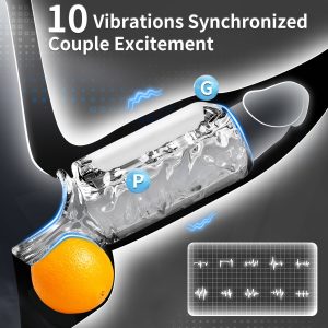 Découvrez le Manchon de Pénis qui Révolutionne le Plaisir ! 😍 10 Modes de Vibration à Tester - 2 pièces